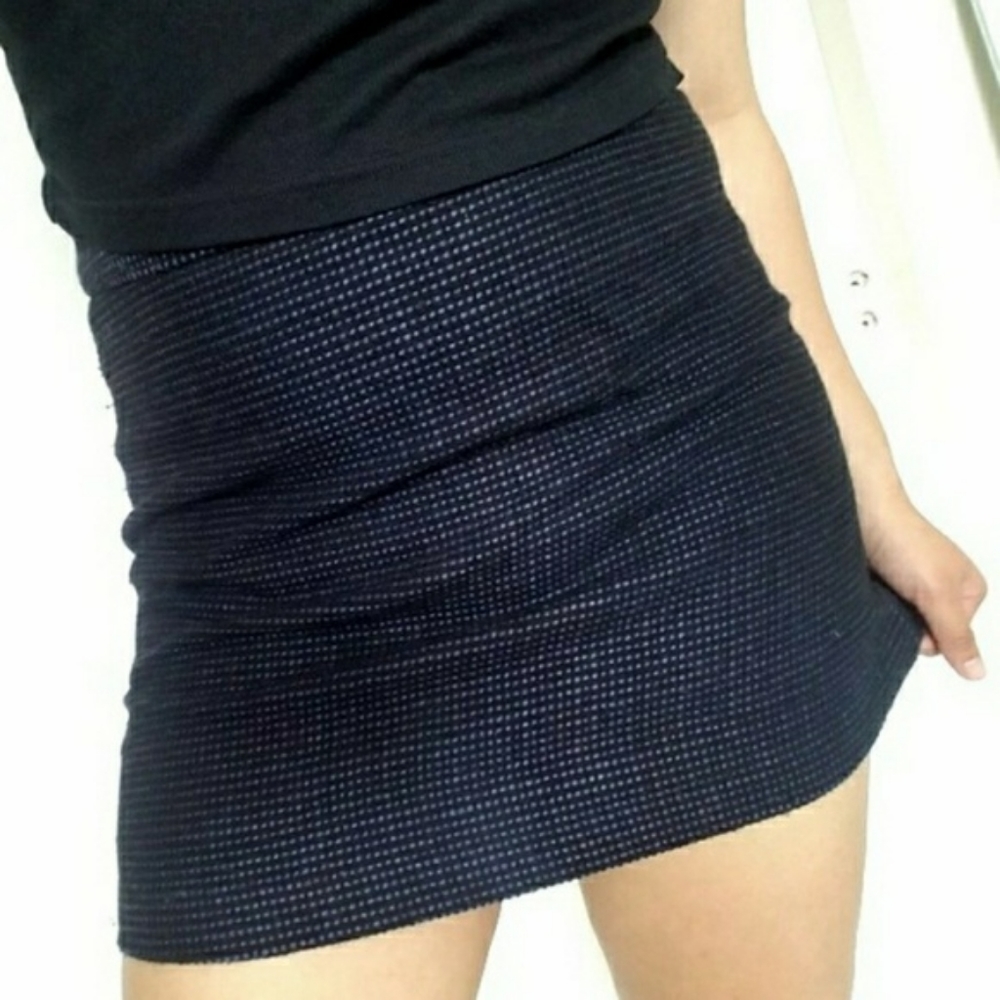 Gap Blue & Black Skirt